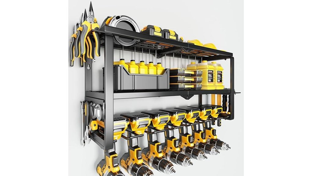 heavy duty wall mounted organizer