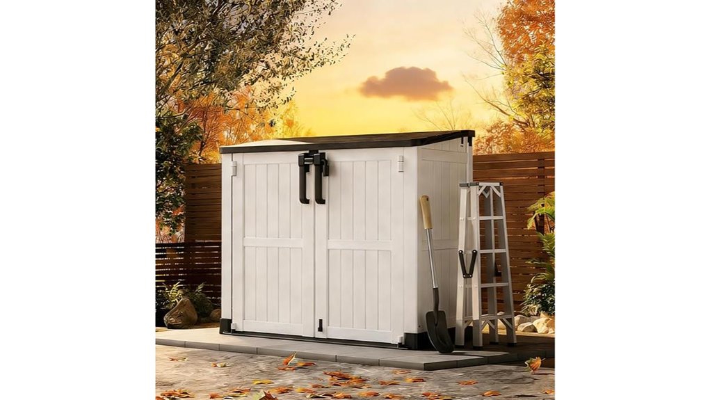 horizontal storage shed 36 cu ft