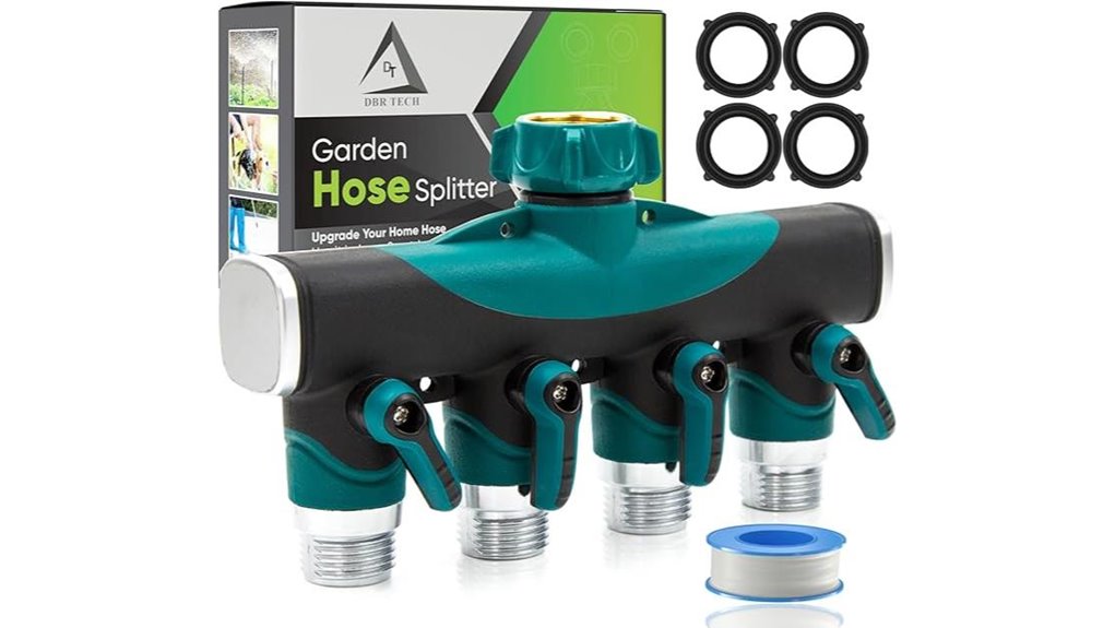 hose splitter with valve