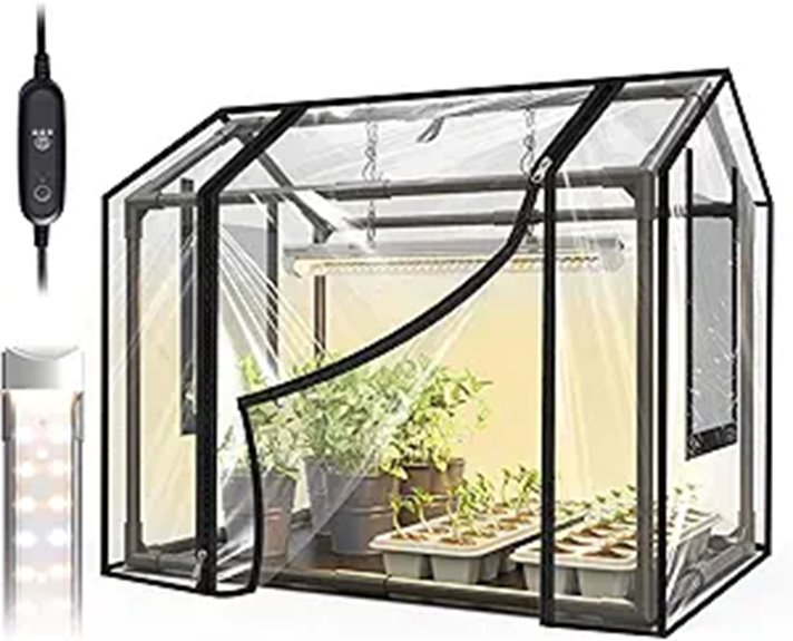 indoor greenhouse with ventilation