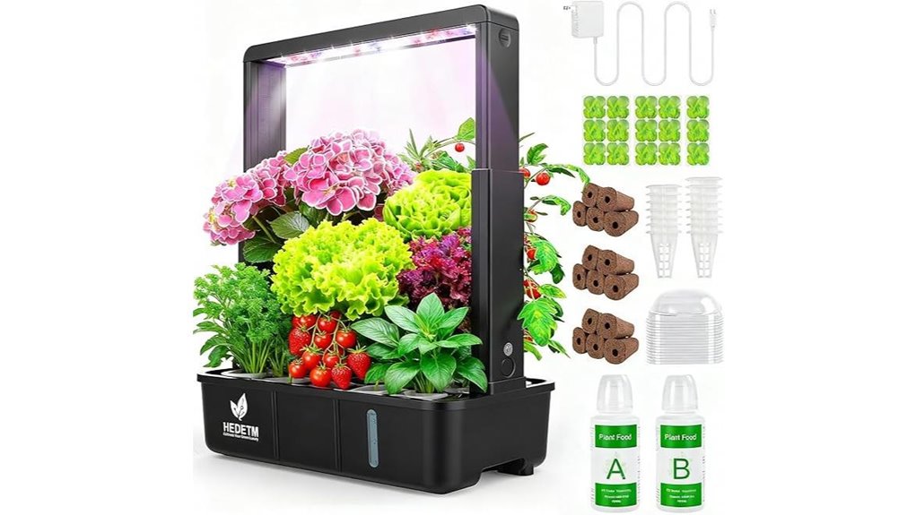 indoor hydroponic gardening system