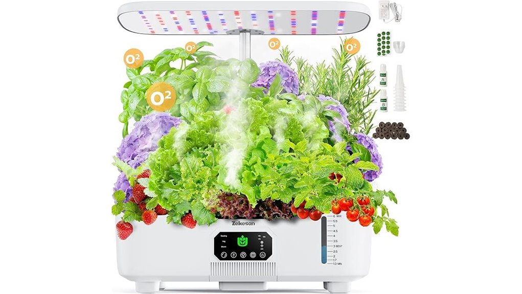 indoor hydroponic herb garden