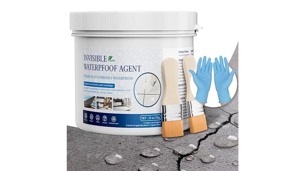 invisible waterproof adhesive coating