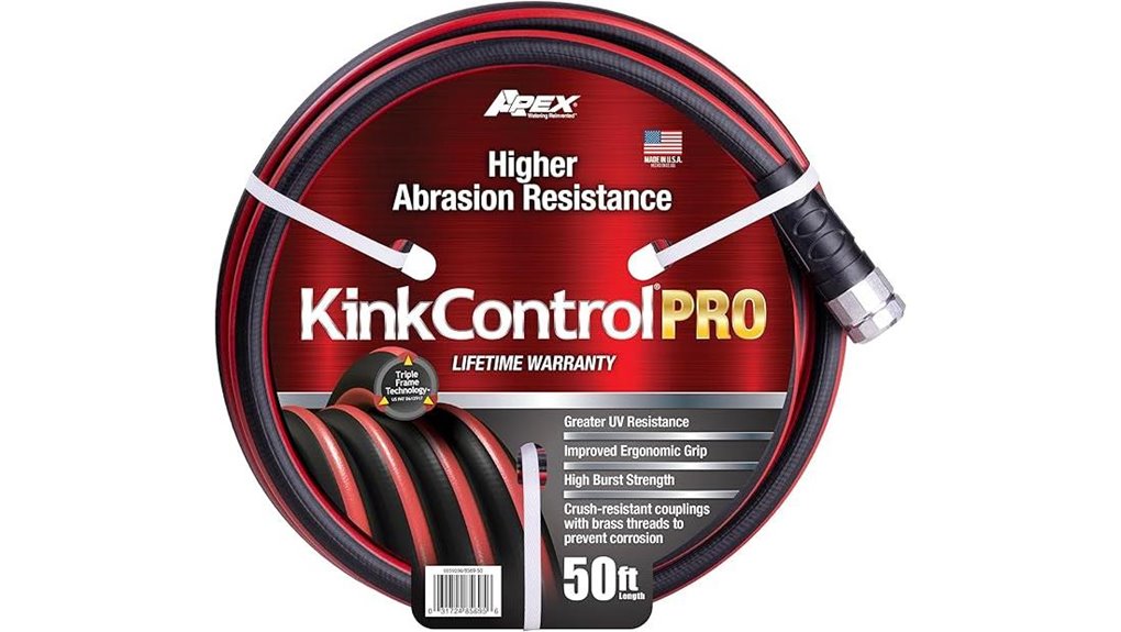 kink free garden hose length