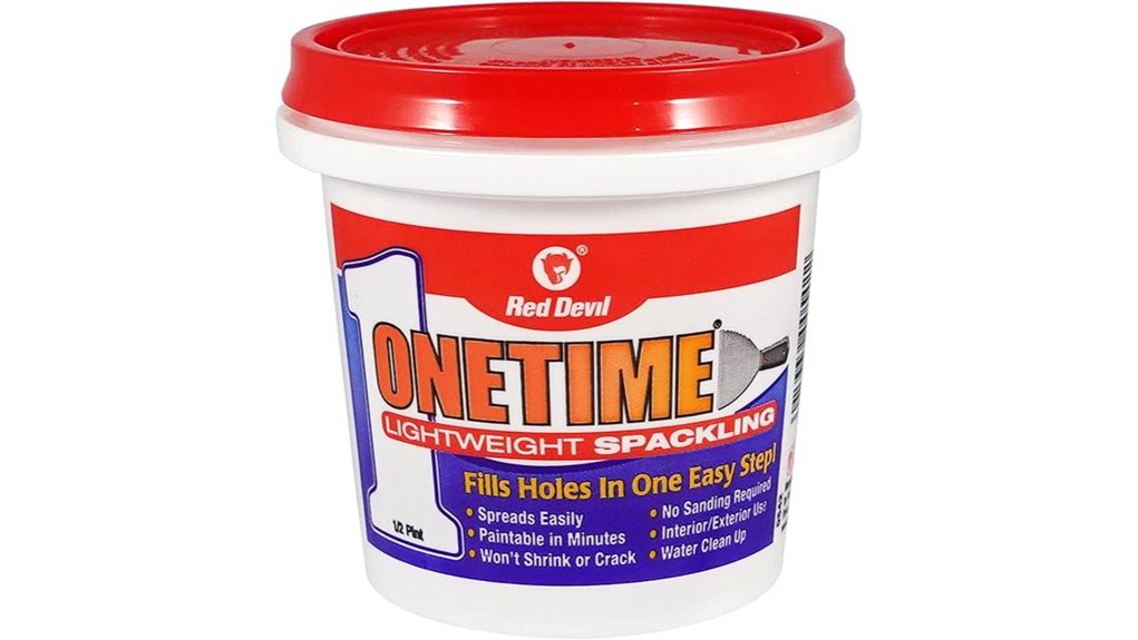 lightweight wall repair spackle