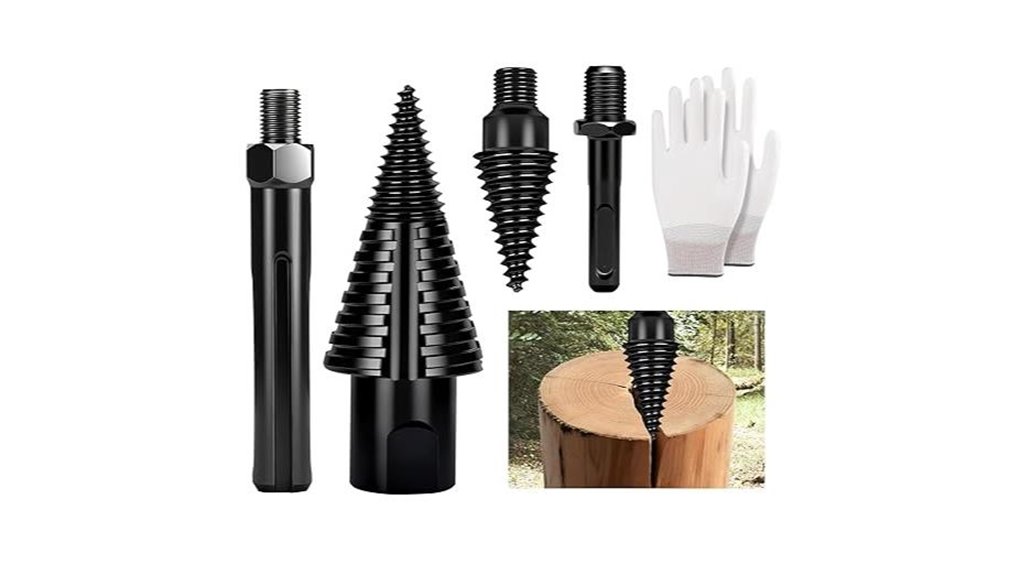 log splitter drill bit