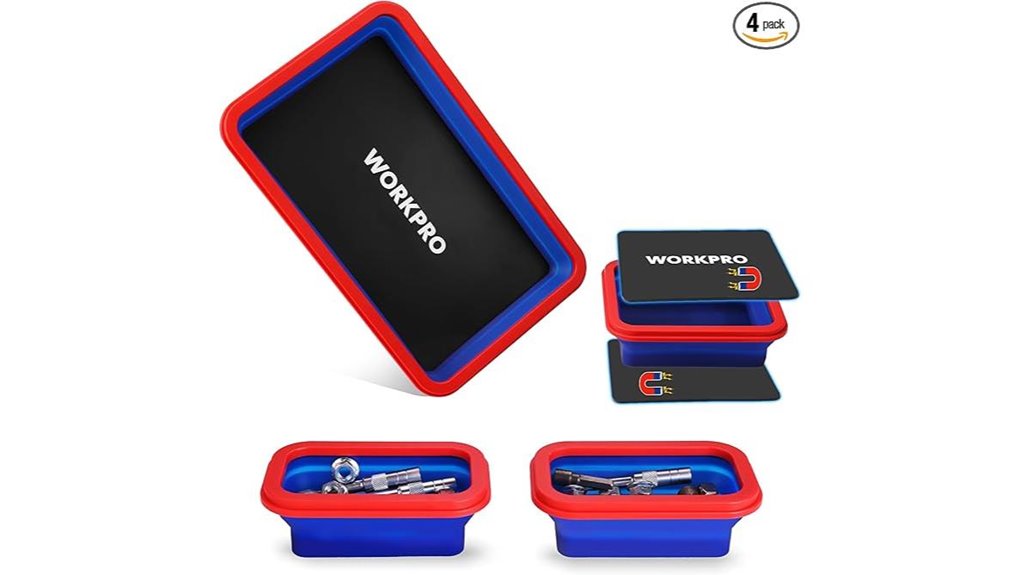 magnetic parts tray set