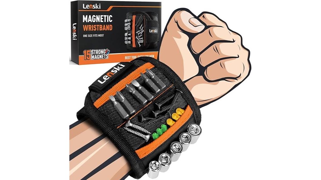 magnetic tool belt wristband