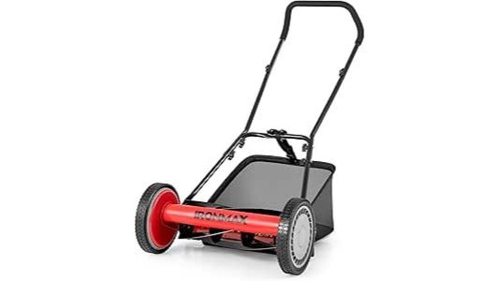 manual 5 blade lawn mower