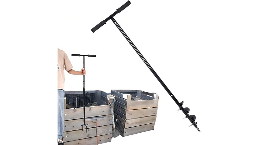 manual compost aerator tool