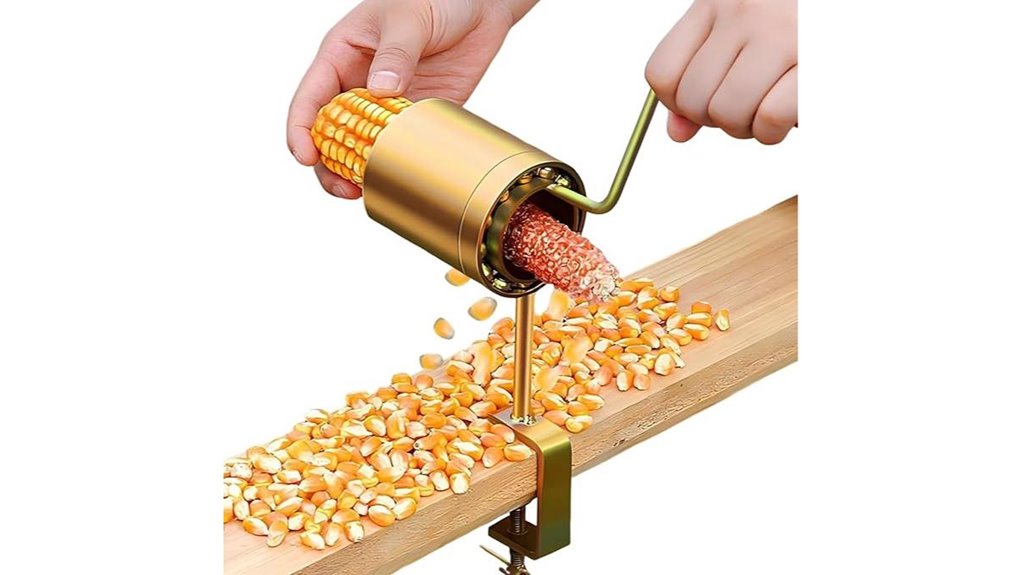 manual corn threshing tool