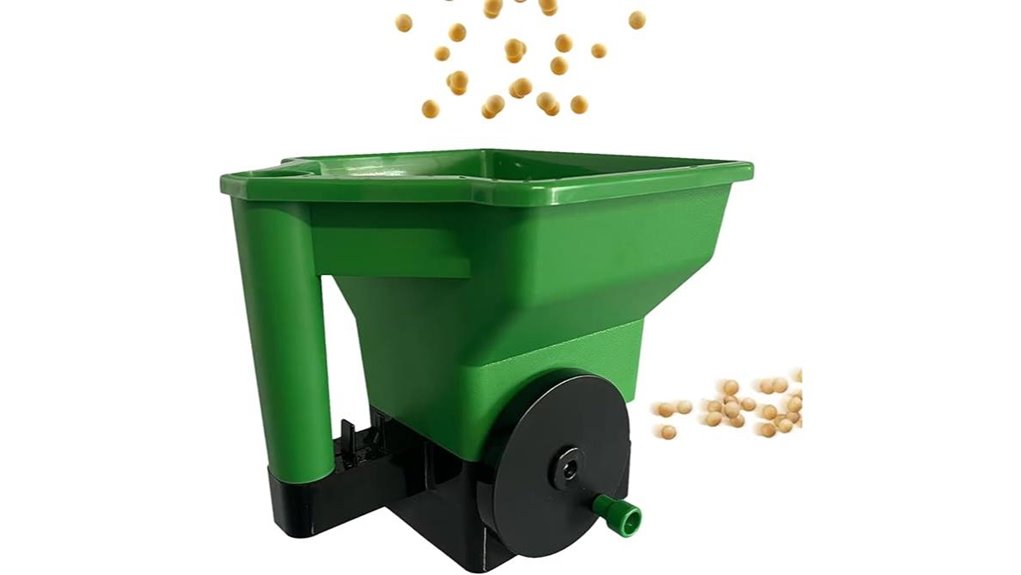 manual garden spreader tool