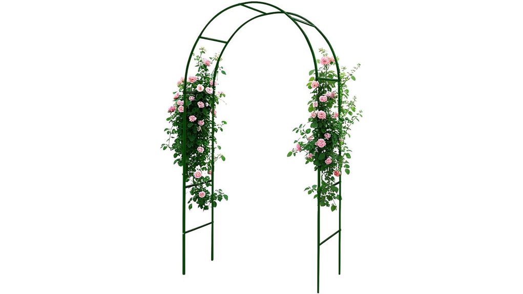 metal garden arch trellis