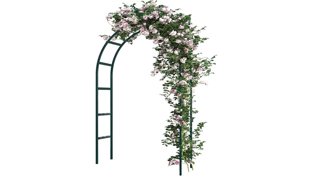 metal garden arch trellis