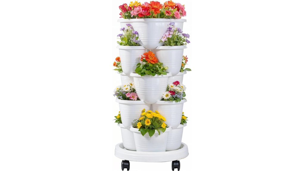 mobile vertical garden planter