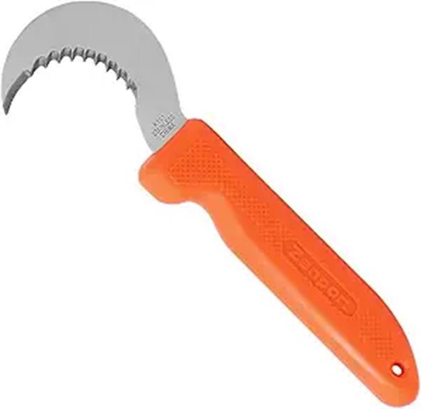orange utility knife blade