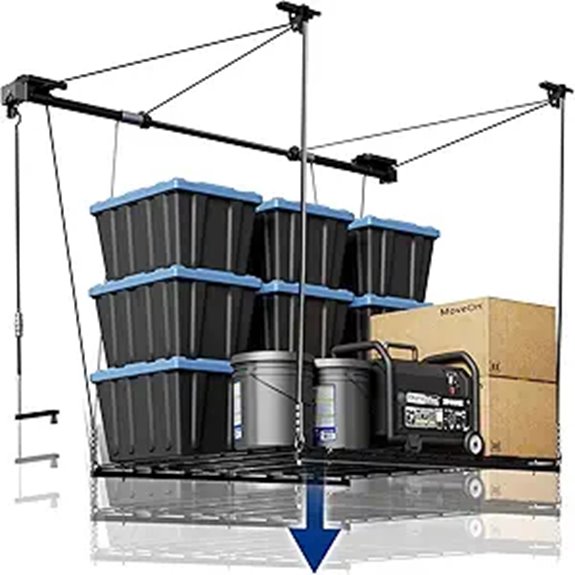 overhead garage storage solution