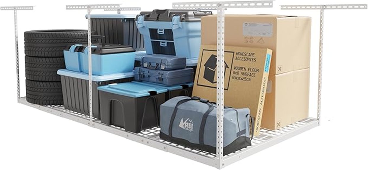 overhead garage storage solution