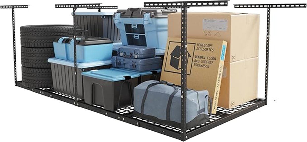 overhead garage storage solution