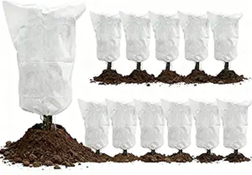 plant covers for freezing protection