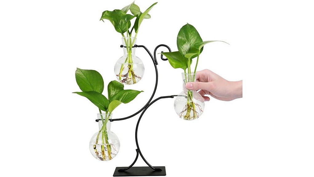 plant propagation metal stand