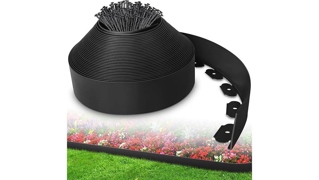 plastic lawn edging kit