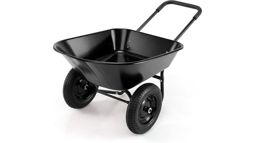 pneumatic tire wheelbarrow design