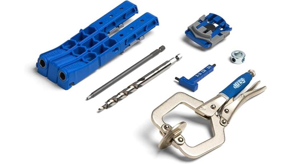 pocket hole jig with clamp