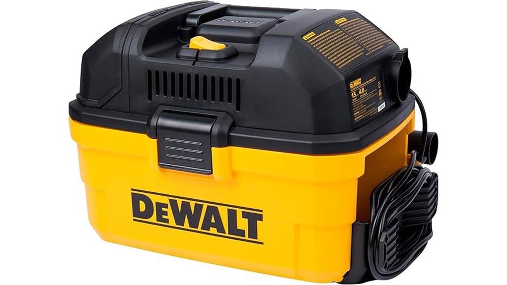 portable 4 gallon vacuum