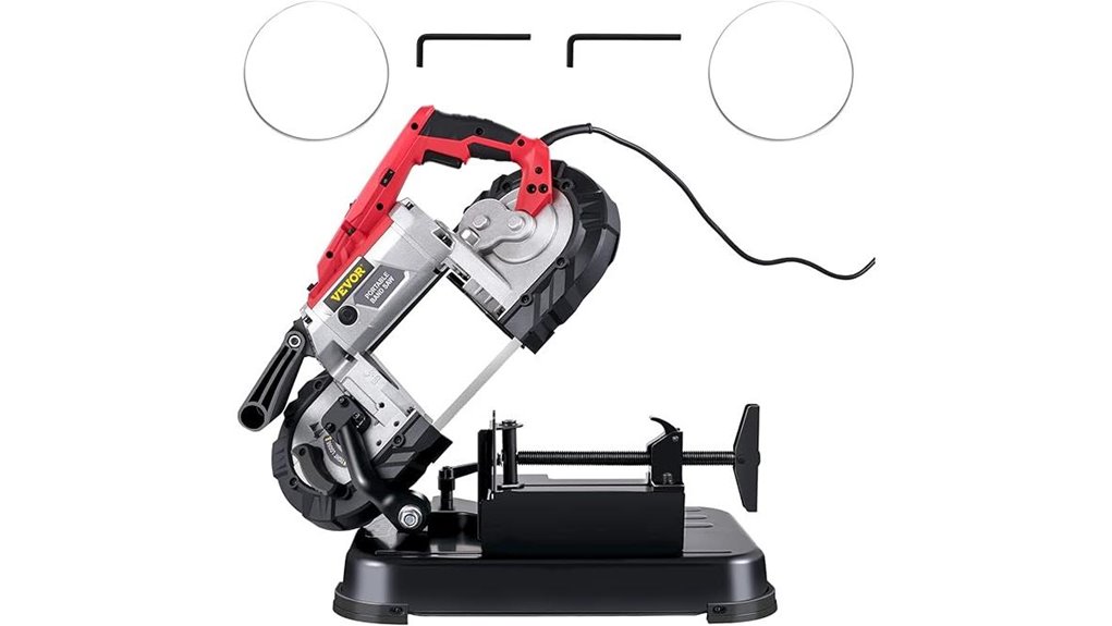 portable band saw capacity