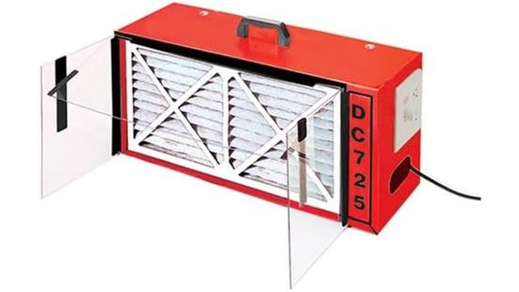 portable tabletop dust collector