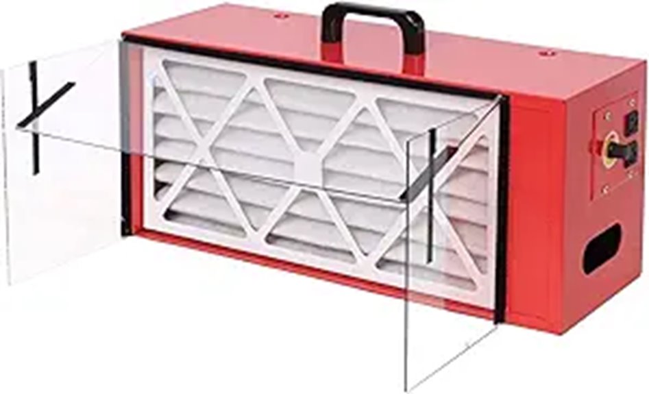 portable woodworking air filter