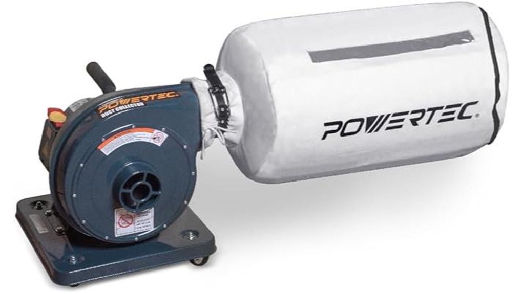 powerful dust collection system