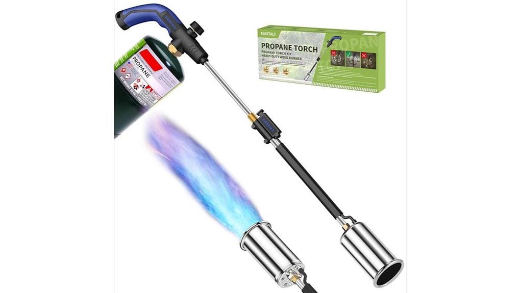 powerful propane weed torch