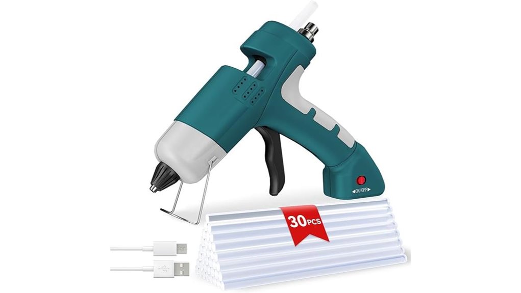 rechargeable cordless glue gun