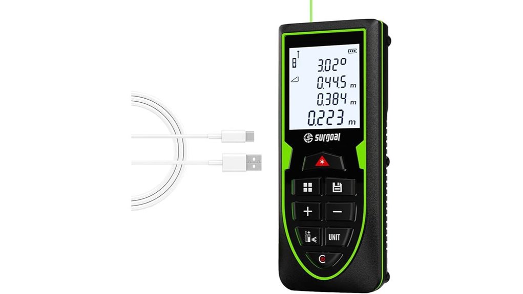 rechargeable laser distance meter