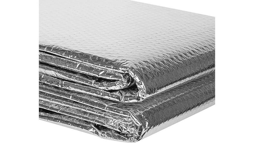 reflective insulation with adhesive