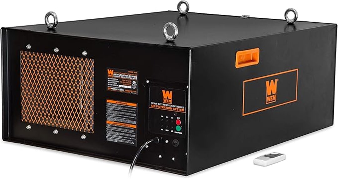 remote controlled air filtration