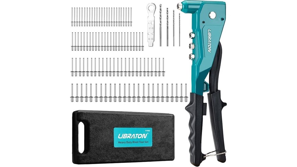 rivet gun with rivets