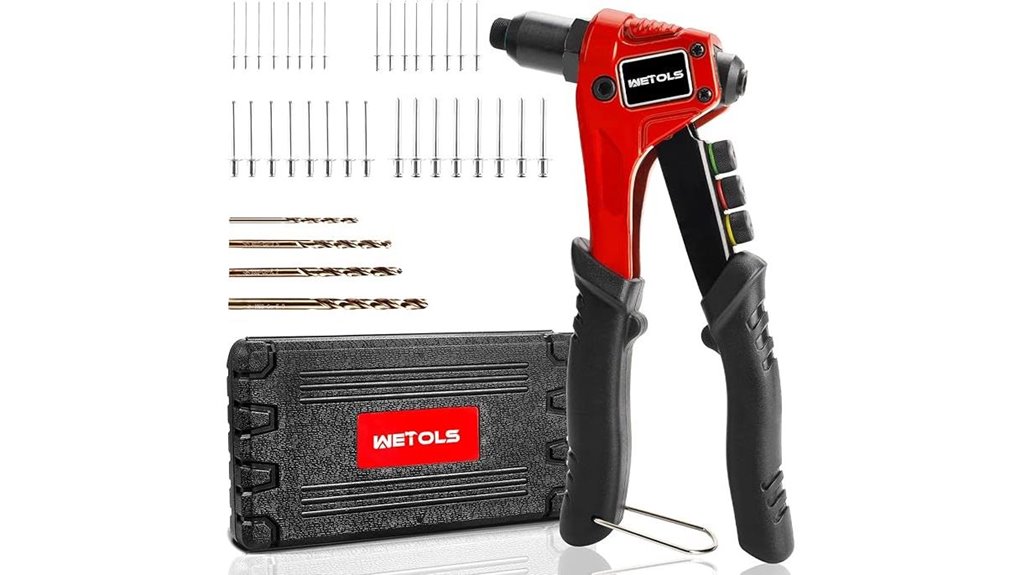 rivet gun with rivets