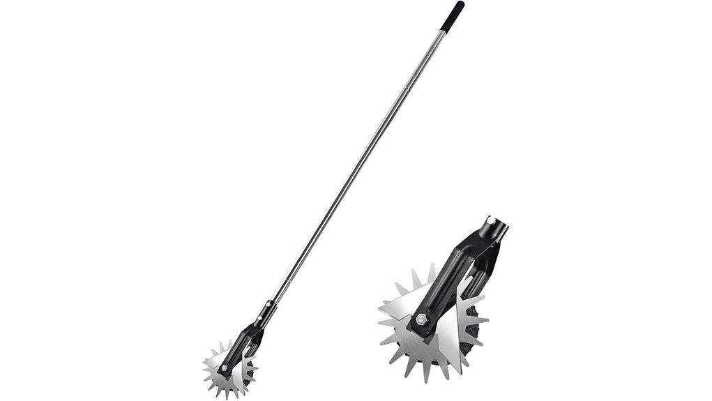 rotary edging tool for lawns