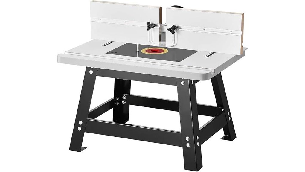 router table with mdf