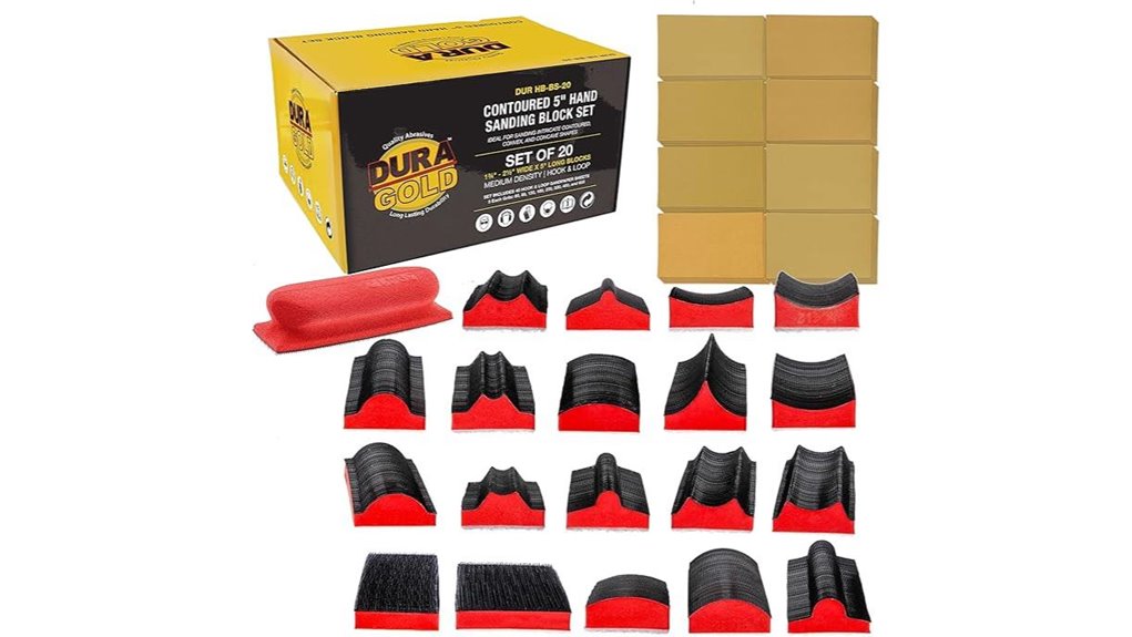 sanding block set kit