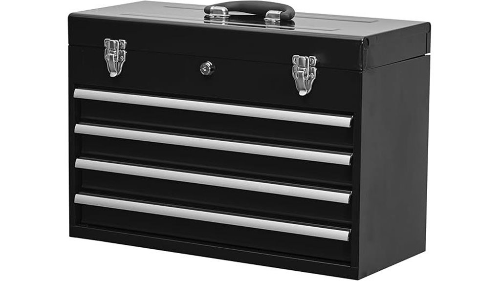 secure metal tool storage