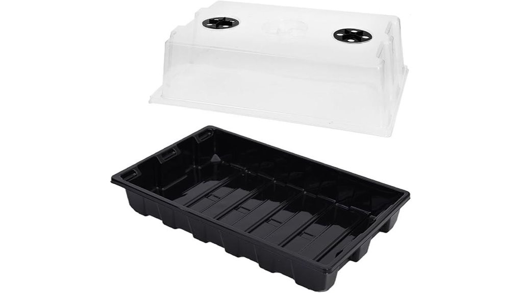 seed trays with domes