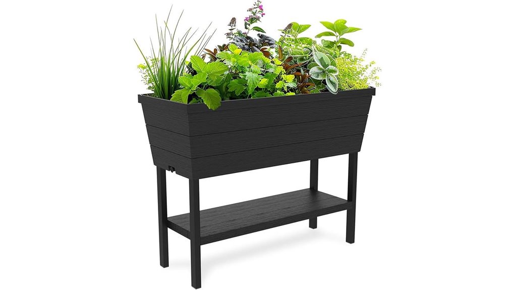 self watering garden bed planter