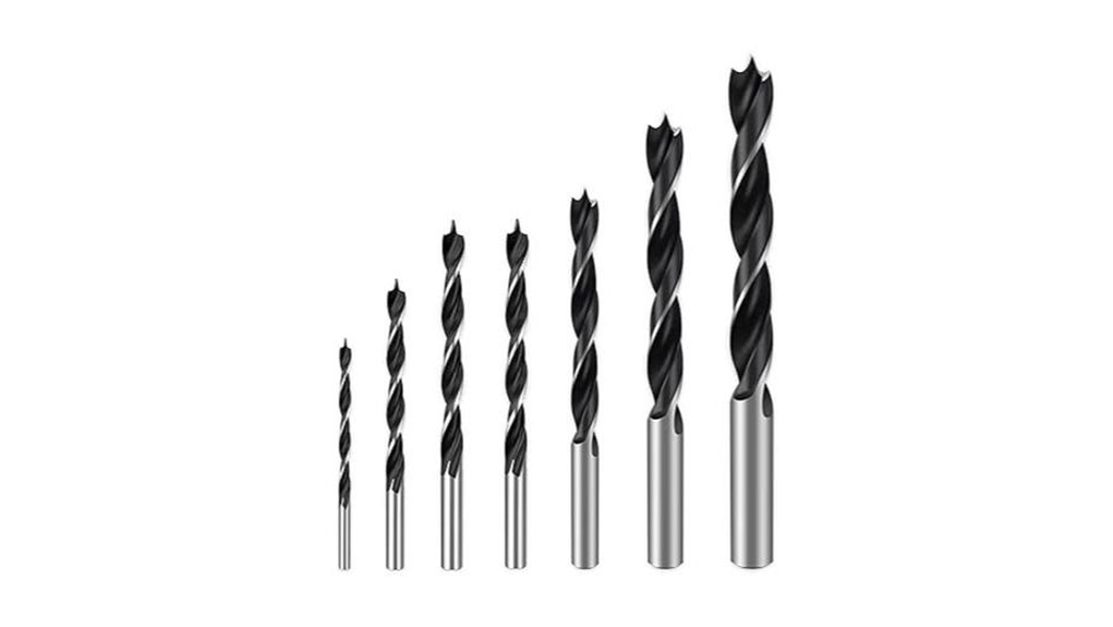 seven piece drill bit set