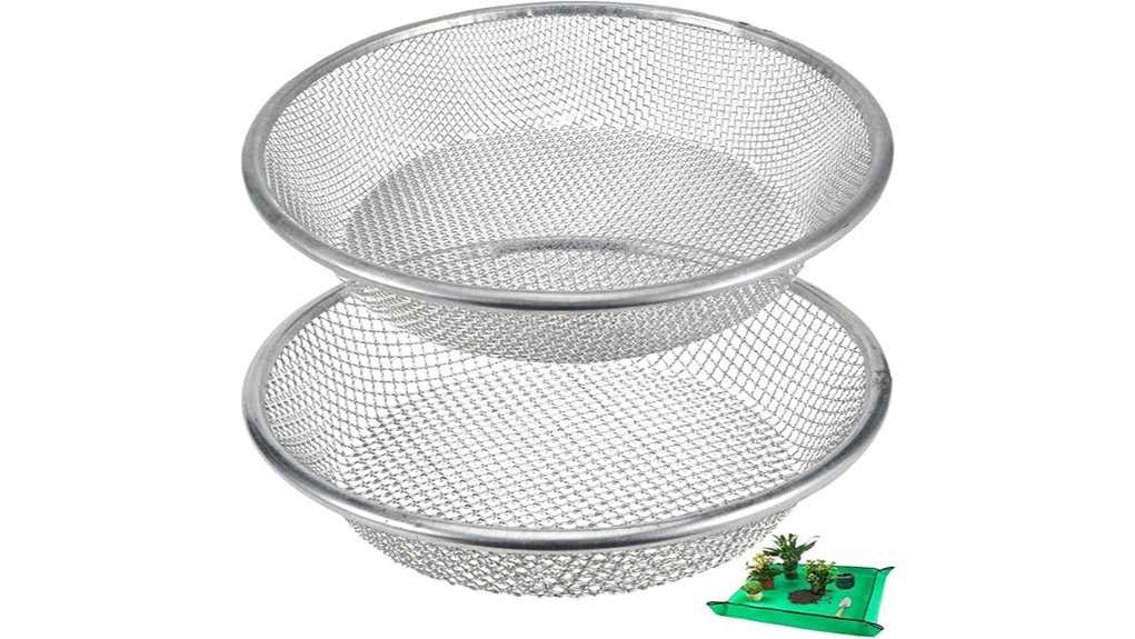 soil sifter gardening tool