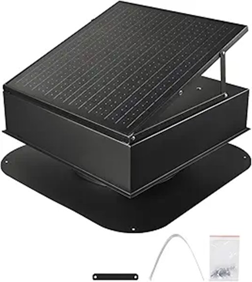 solar attic fan control