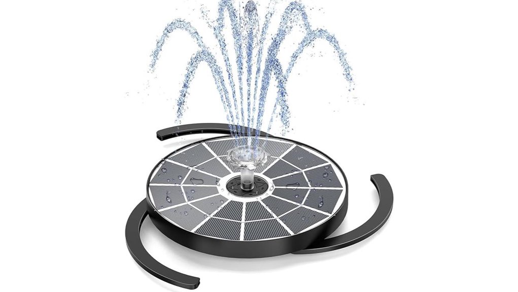 solar fountain for birds